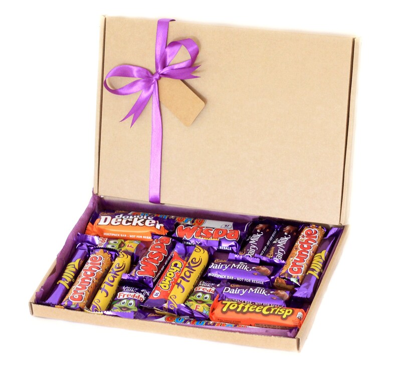 Large CADBURY Personalised Chocolate Hamper GIFT BOX Sweet Etsy