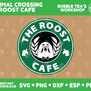 Roost Coffee Cafe SVG Cut File