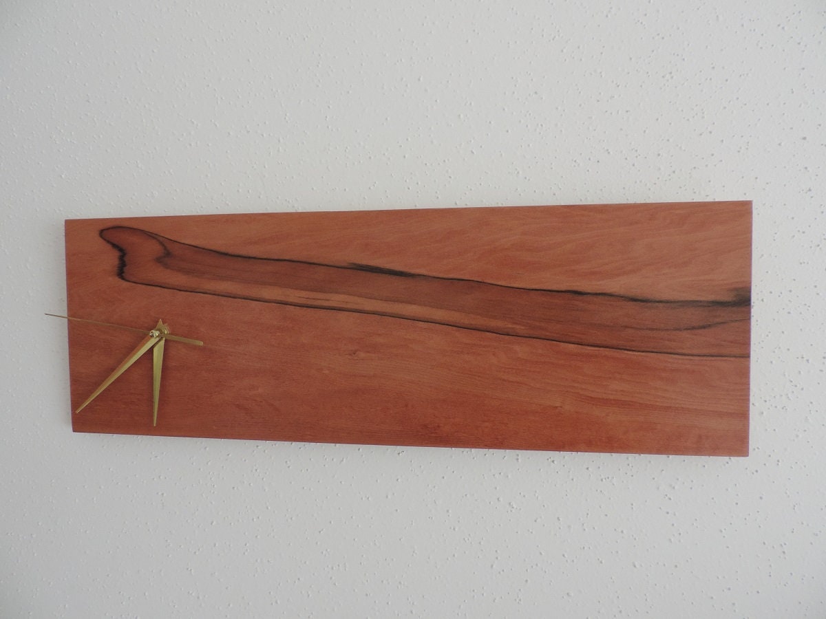 Horloge Murale en Bois de Placage