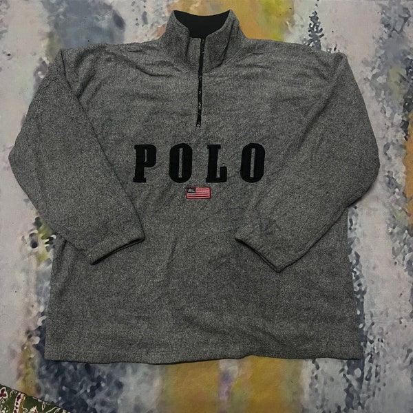 Vintahe Polo Ralph Lauren Fleece Halfzip