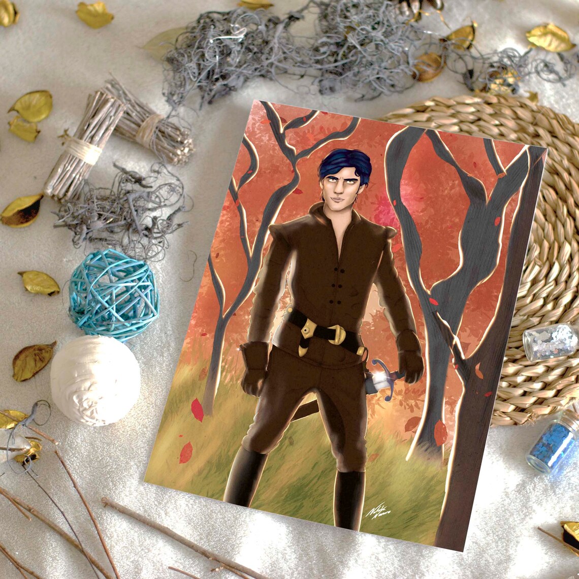 Hawke Fanart from Blood and Ash Etsy Hong Kong