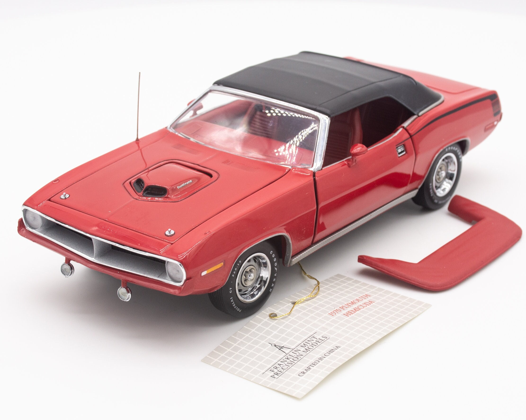 1970 Plymouth Hemicuda, Franklin Mint, Diecast, 1/24th Scale - Etsy 1970 Plymouth Hemicuda, Franklin Mint, Diecast, 1/24th Scale - Etsy