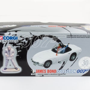 Corgi, Toyota 2000GT & Blofeld Figure Set, Corgi James Bond Collection 007, Diecast Model