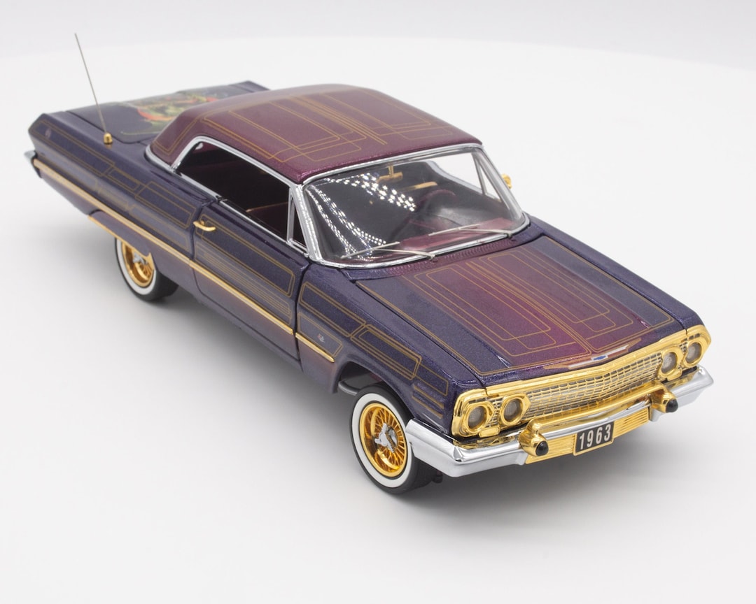 1963 Chevy Impala Custom Lowrider, Franklin Mint, Diecast, 1/24th Scale ...