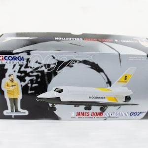 Corgi, Space Shuttle & Hugo Drax Figure Set, Corgi James Bond Collection, 007, Moonraker, Diecast Set