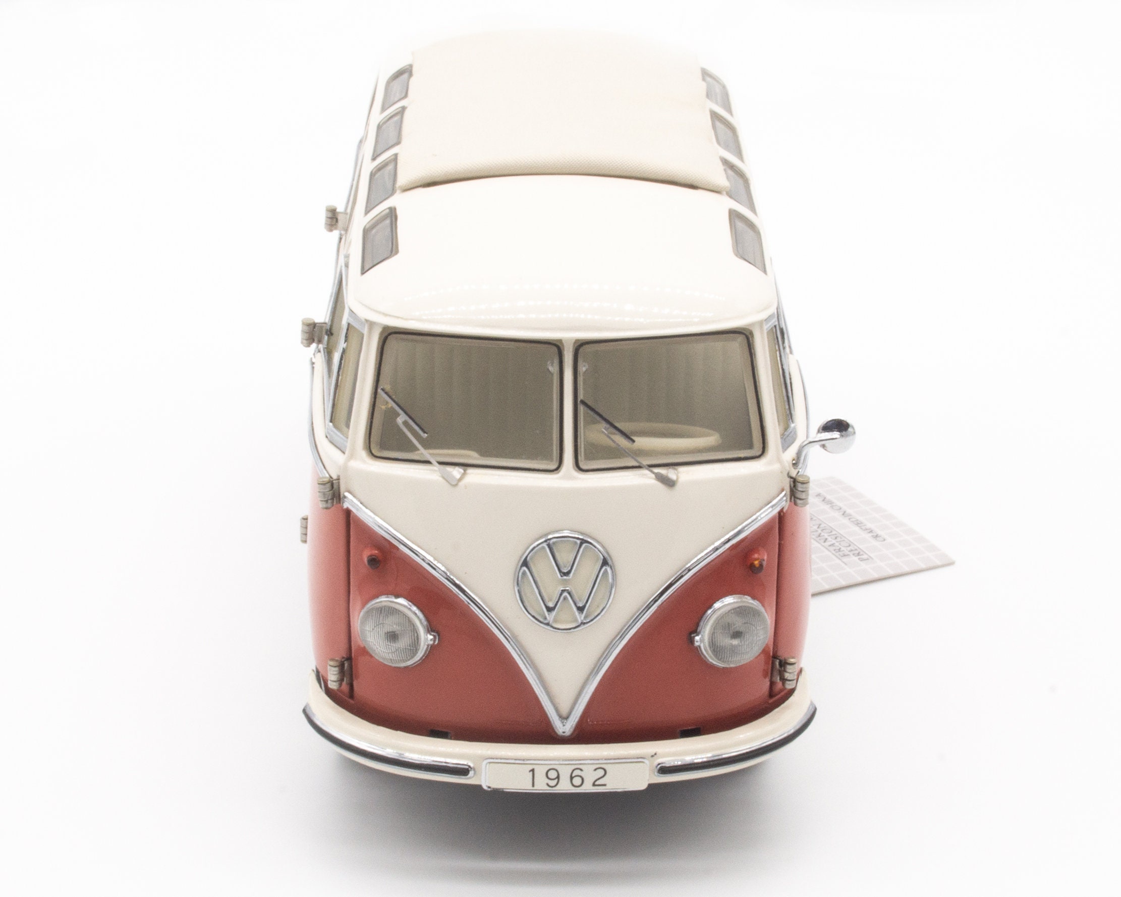 Franklin Mint – Microbus Volkswagen 1962 – 1/24 – Modèle De Collection Métal – Occasion