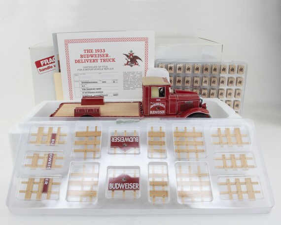 1933 International Budweiser Delivery Truck-danbury Mint-diecast 1