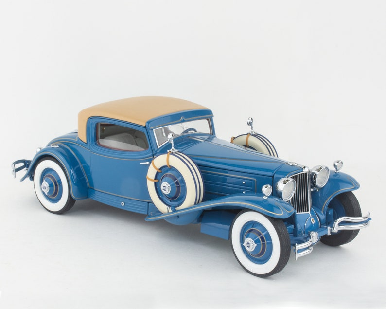 1929 Cord L-29 Special Coupe Blue 1/16 Danbury Mint