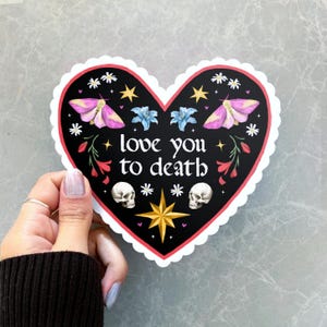 Love You to Death | Heart-shape card