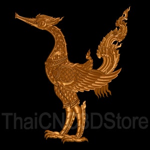 3d STL Model Files, for CNC Router Engraver Carving Machine Relief Artcam, Aspire, cnc files &quot;Suwannahong&quot; TCS002