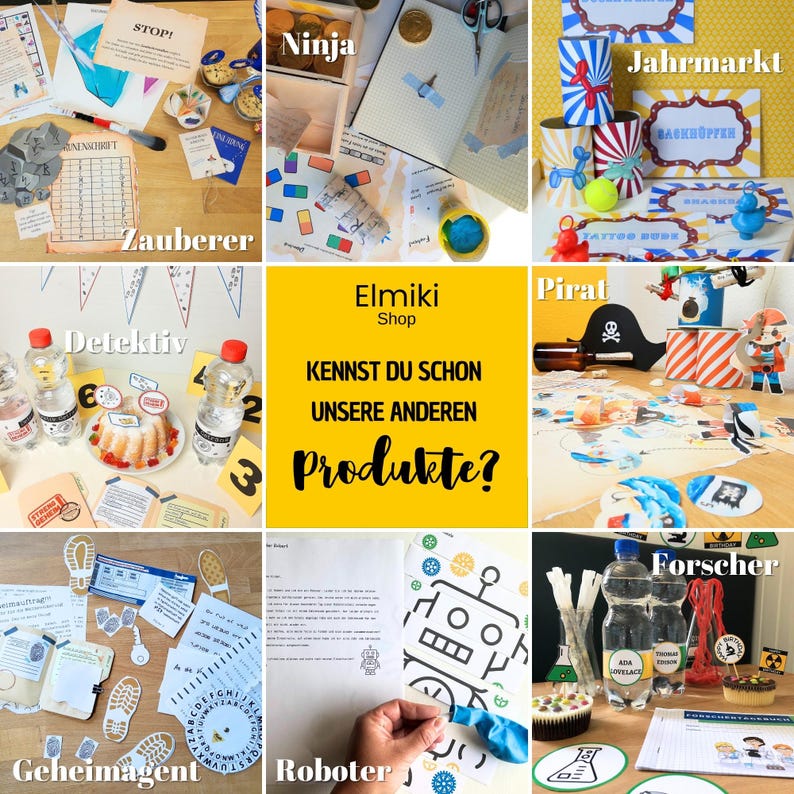 Detective-themed children's birthday party invitation, spy party invitation, top secret invitation, magnifying glass card, birthday card image 10