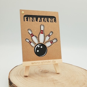 Einladung Bowling Kindergeburtstag Einladungskarte Team Event Einladung Geburtstag Bowlingkugel Karte Bowling Pin Einladung