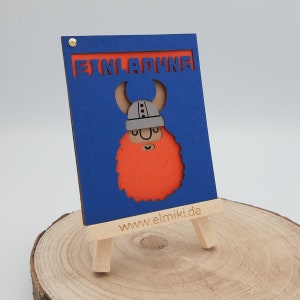 Einladungskarte Wikinger zum Kindergeburtstag Einladung zum Wikinger Geburtstag Seemann Geburtstag die Wilden Männer