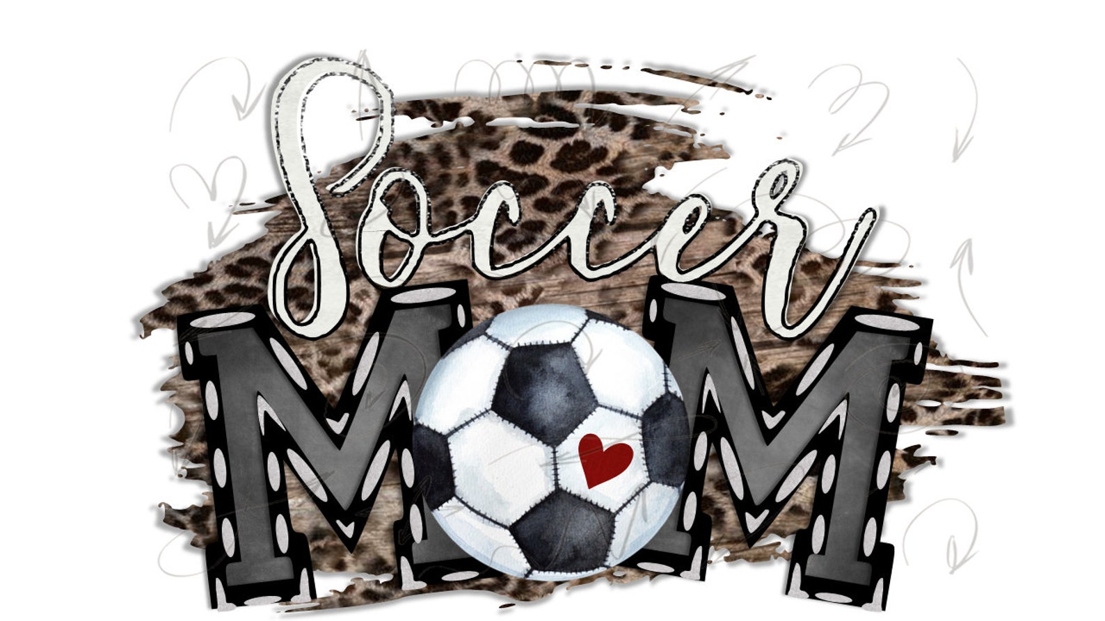 Soccer Mom Soccer Clipart Transparent PNG File for Etsy
