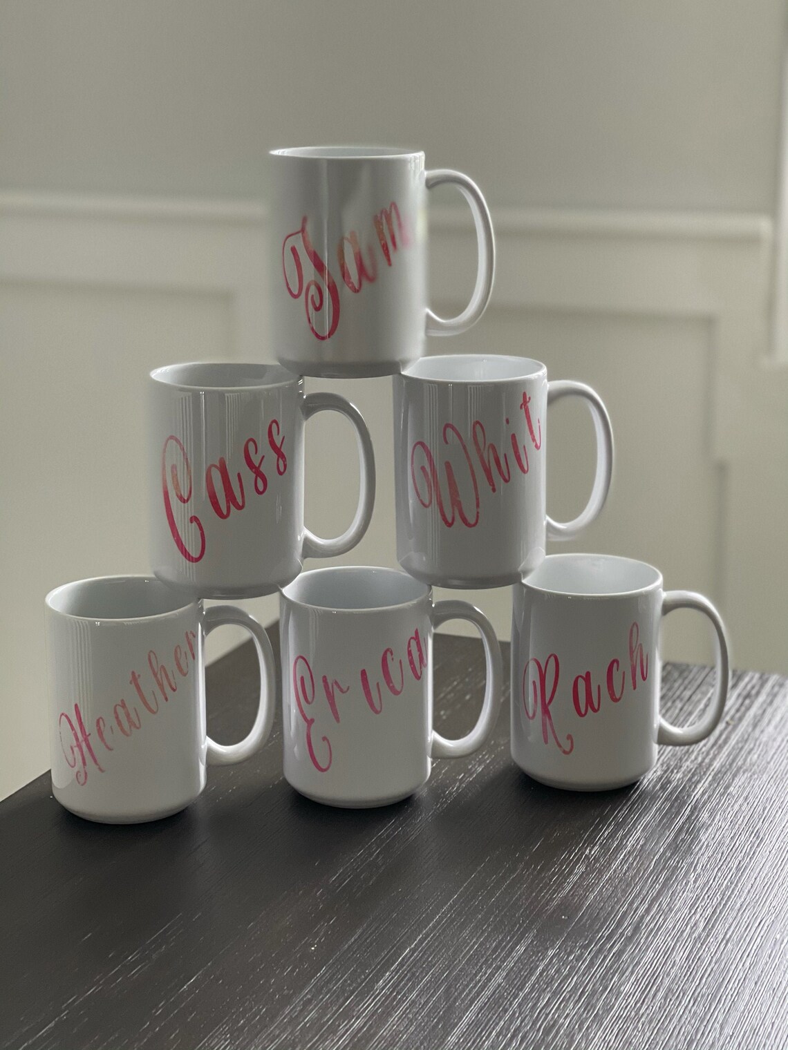 Custom Name Mugs Personalized Coffee Cups Name Mugs Etsy