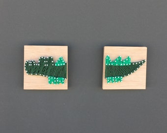 String art crocodile to customize