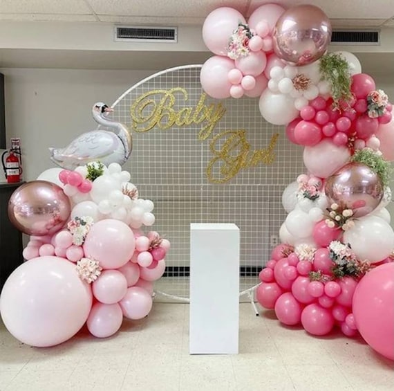 Rose Gold Balloon Arch Garland Kit 113 Piece Swan Pink | Etsy