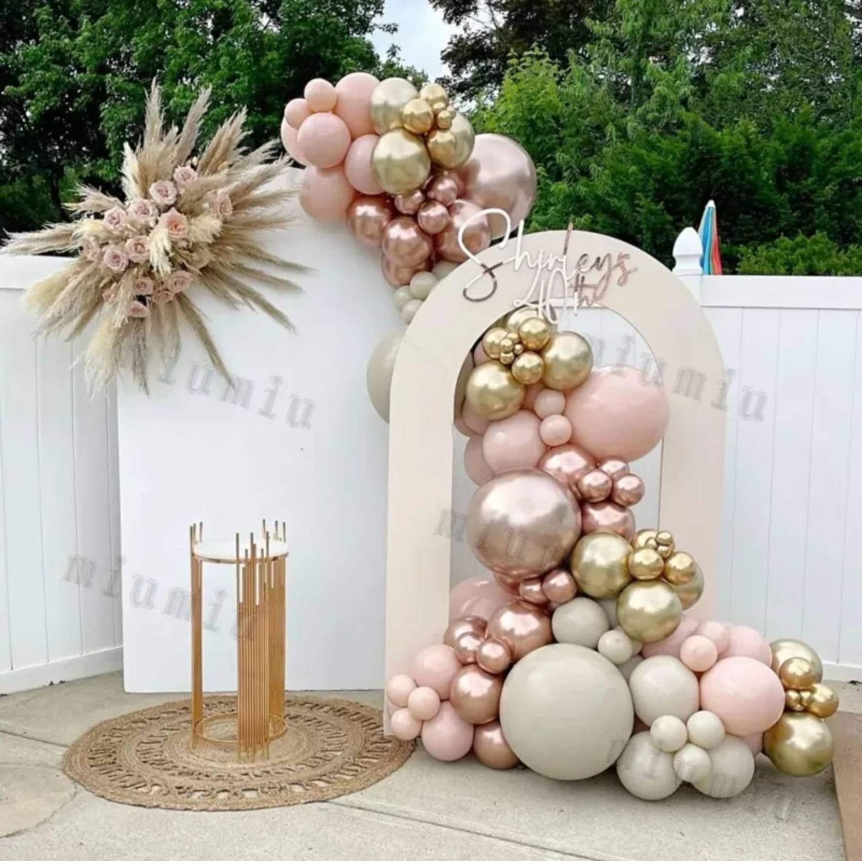 Canyon Rose, Dusty Pink 5, 11, 17 and 24 Inch Balloons, Canyon Rose Latex,  Dusty Pink Latex Balloon, Round Balloons Balloon, Wedding 