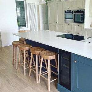 Beech Shaker Bum Stool Brand New Kitchen Island Bar Stool