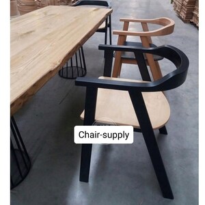 Brand New "Louie" Scandinavian Armed Kitchen Dining Chair