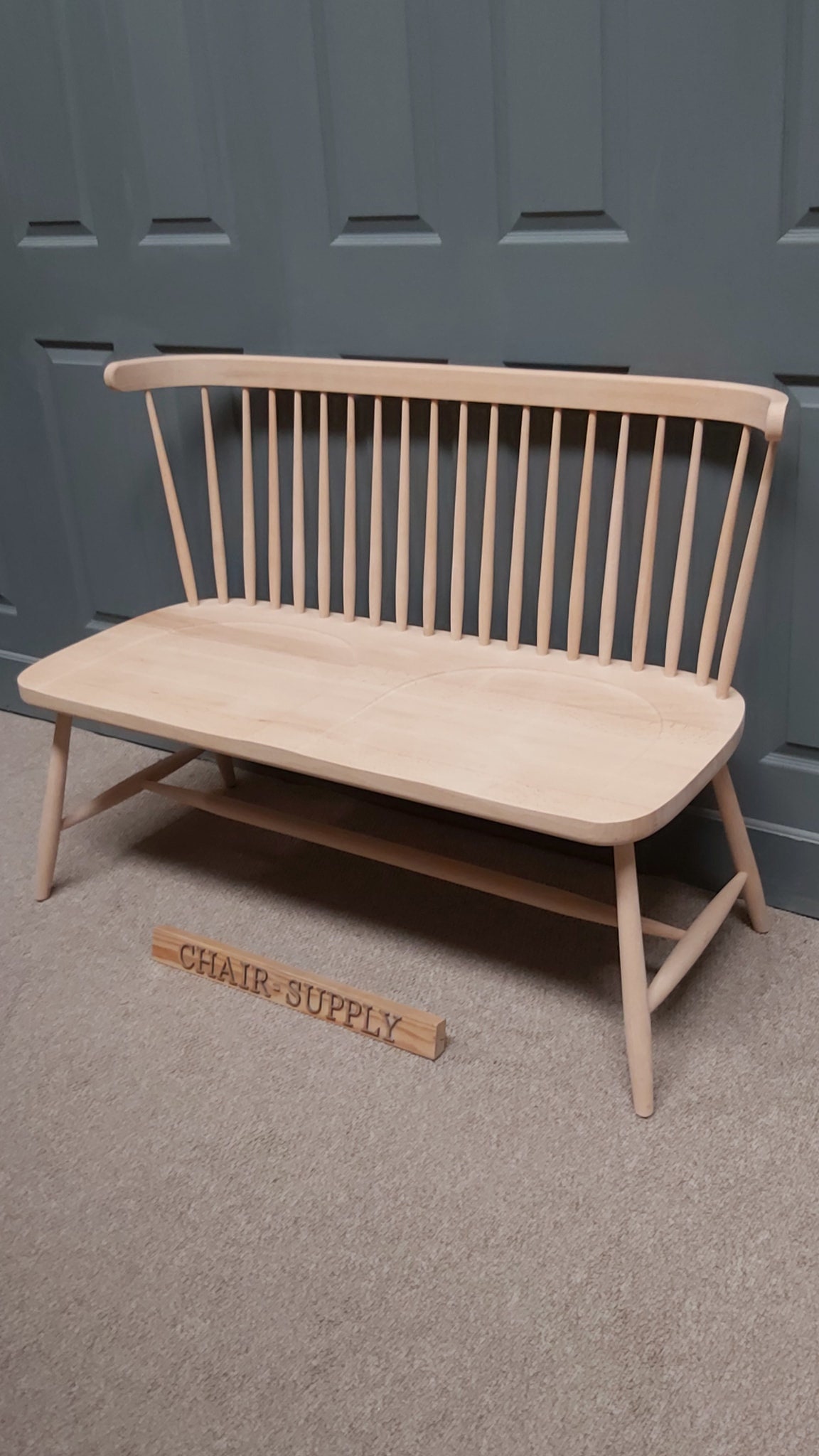 Brand New love Seat Solid Beech Bench Etsy UK