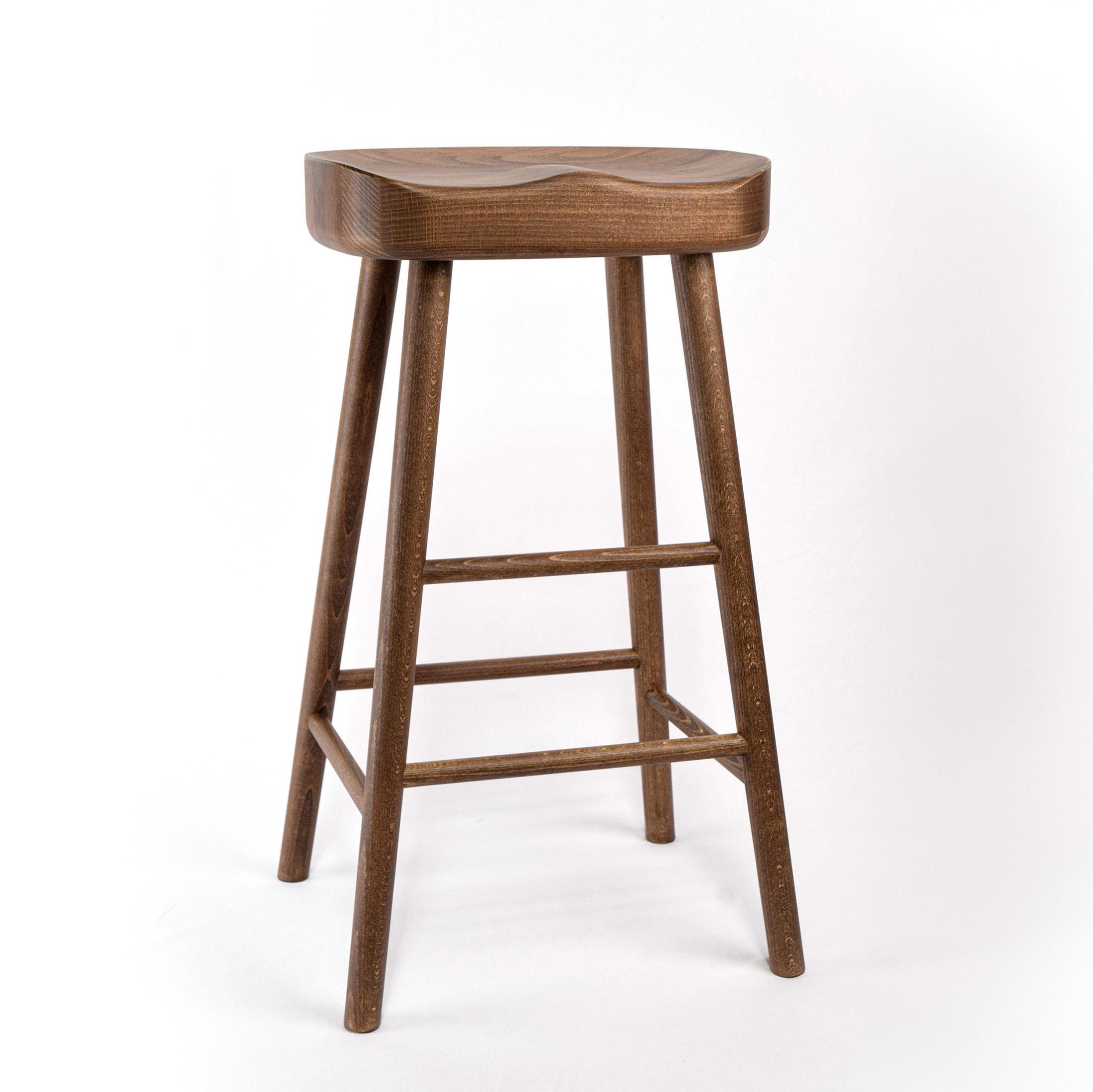 Beech Shaker Bum Stool Brand New Kitchen Island Bar Stool Kitchen Counter Height Wooden Bar Stool Saddle Bum Stool Solid Wood Bar Stool Etsy Denmark
