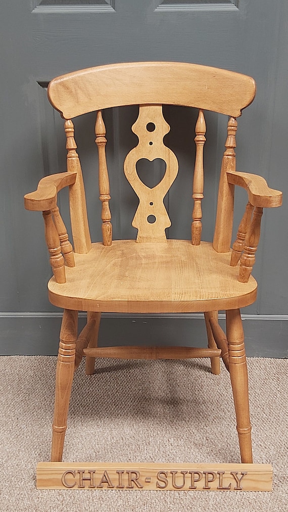 Pine farmhouse carver chairs discount