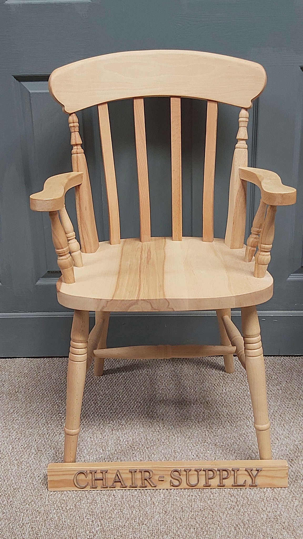 New Solid Wood Farmhouse Kitchen Dining Carver Chair in Etsy