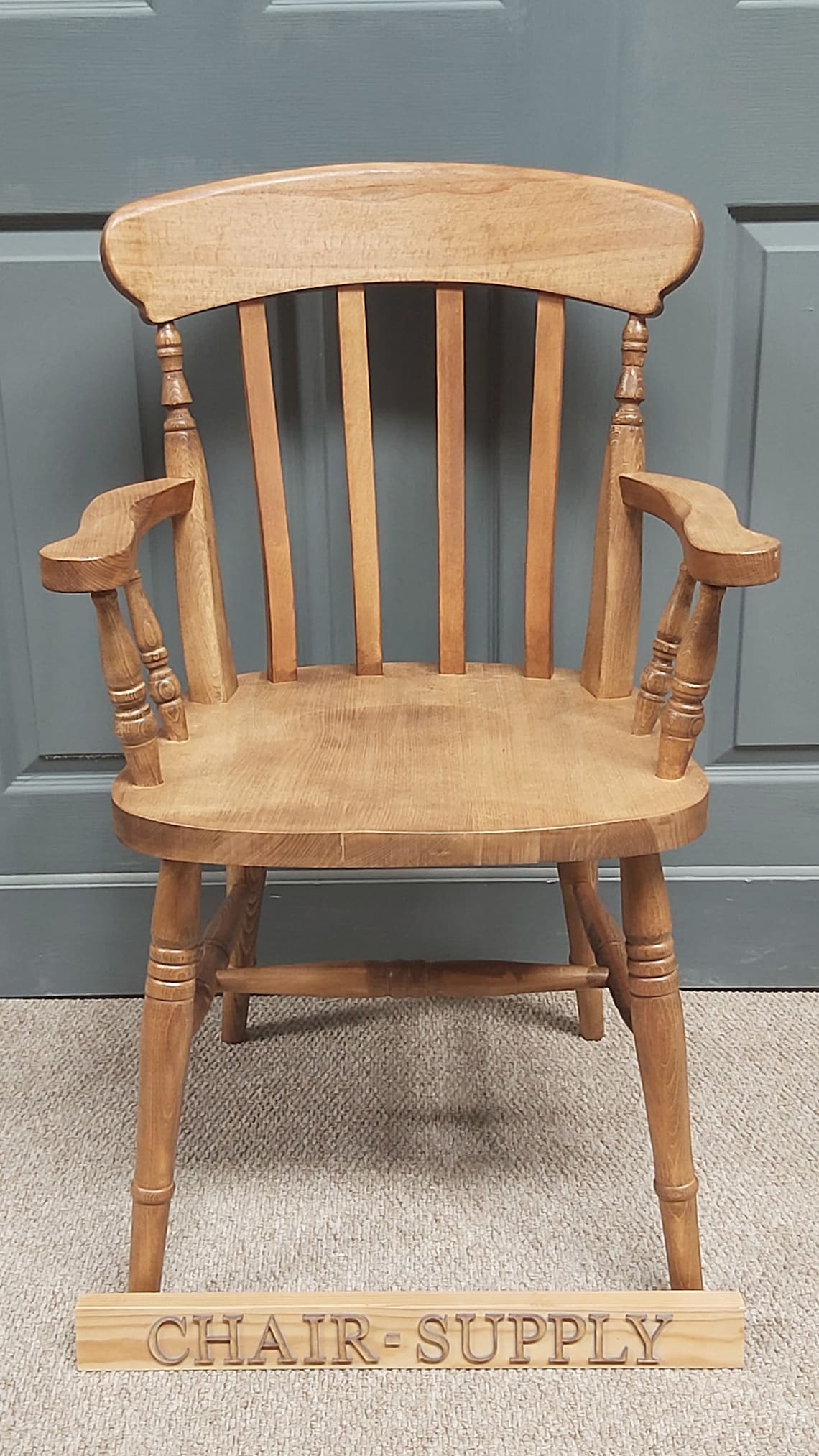 New Solid Wood Farmhouse Kitchen Dining Carver Chair in Etsy