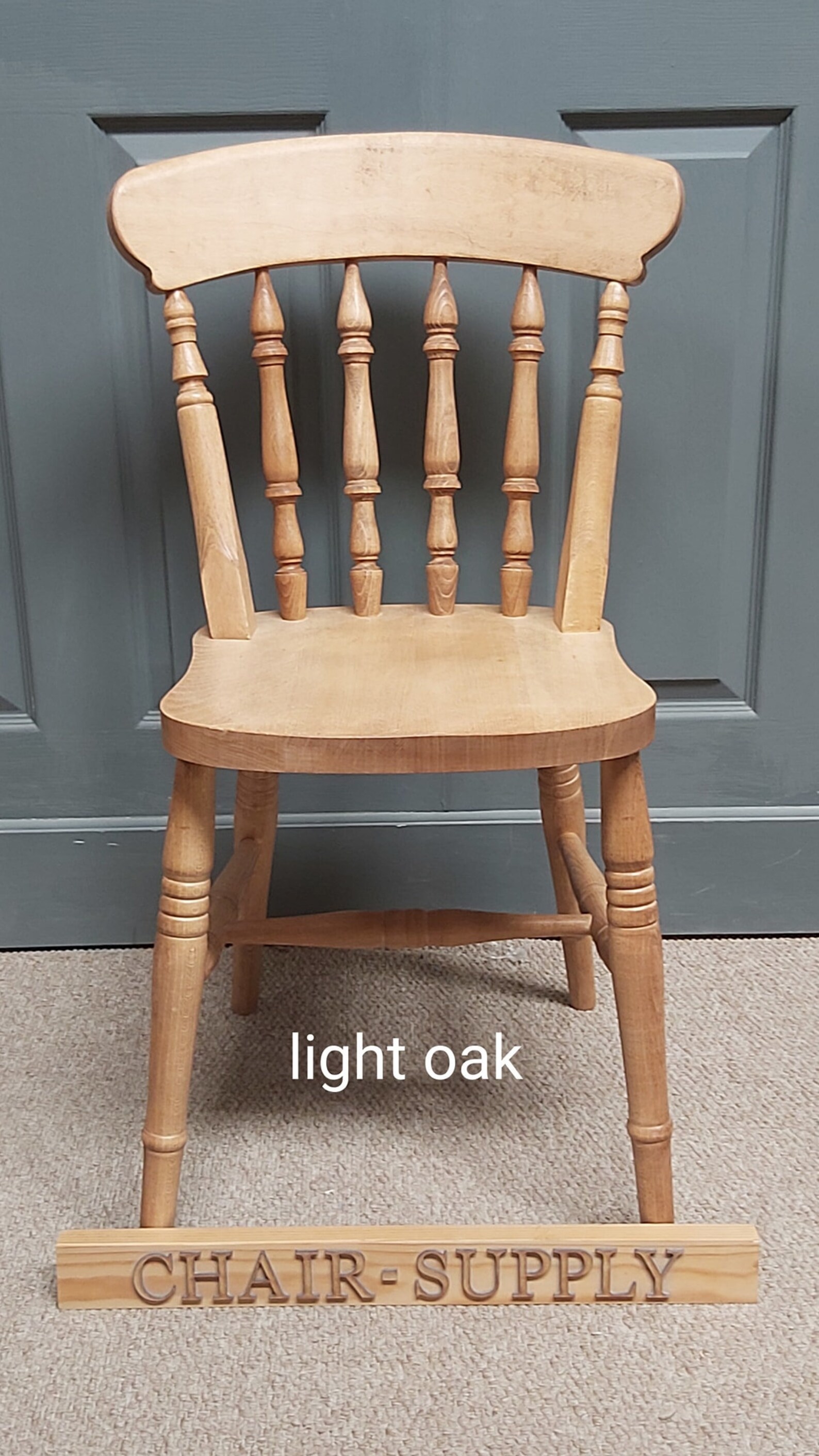 New Solid Wood Spindle Back Farmhouse Kitchen Dining Chair in Etsy