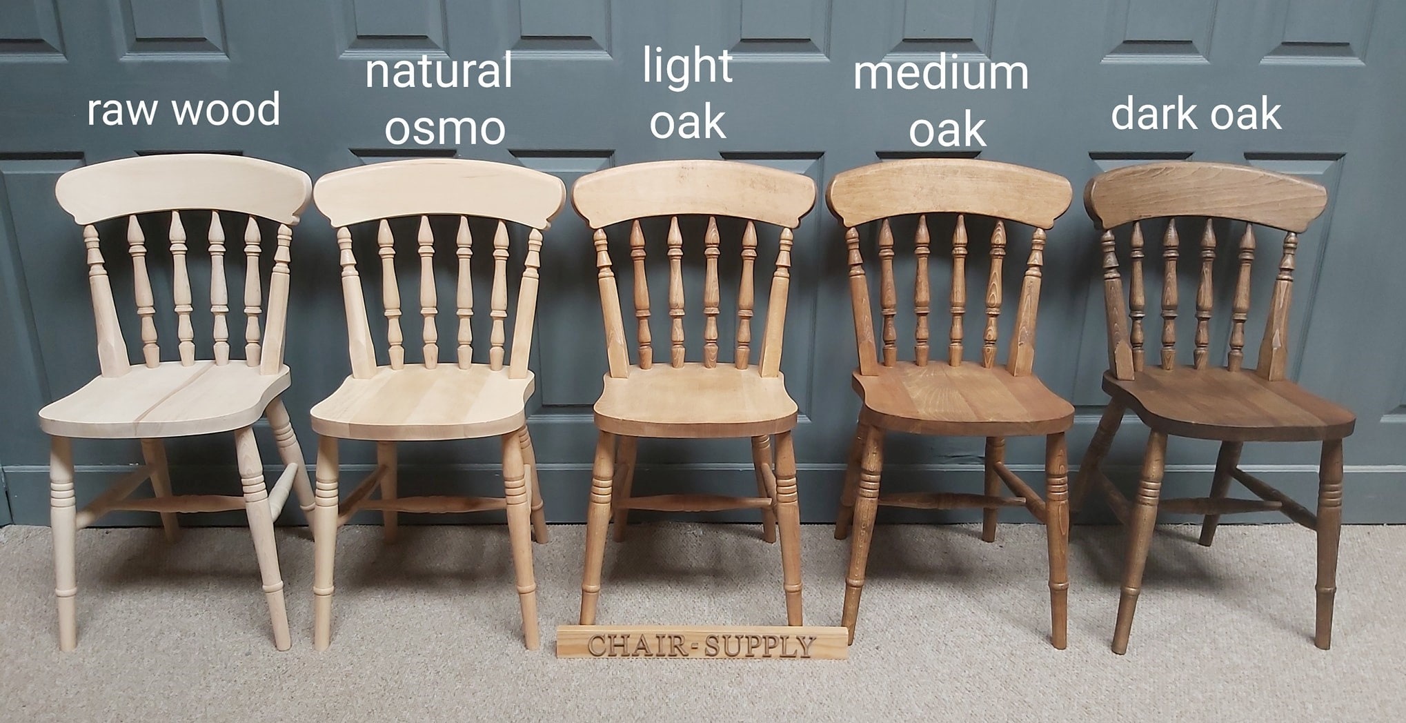 New Solid Wood Spindle Back Farmhouse Kitchen Dining Chair in Etsy