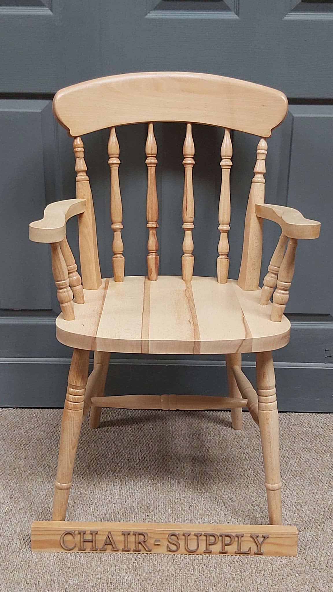 New Solid Wood Farmhouse Kitchen Dining Carver Chair in Etsy