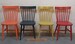 Nordic Scandinavian Kitchen Dining Chair Painted in Farrow & Ball Colours 100% Solid Beech 