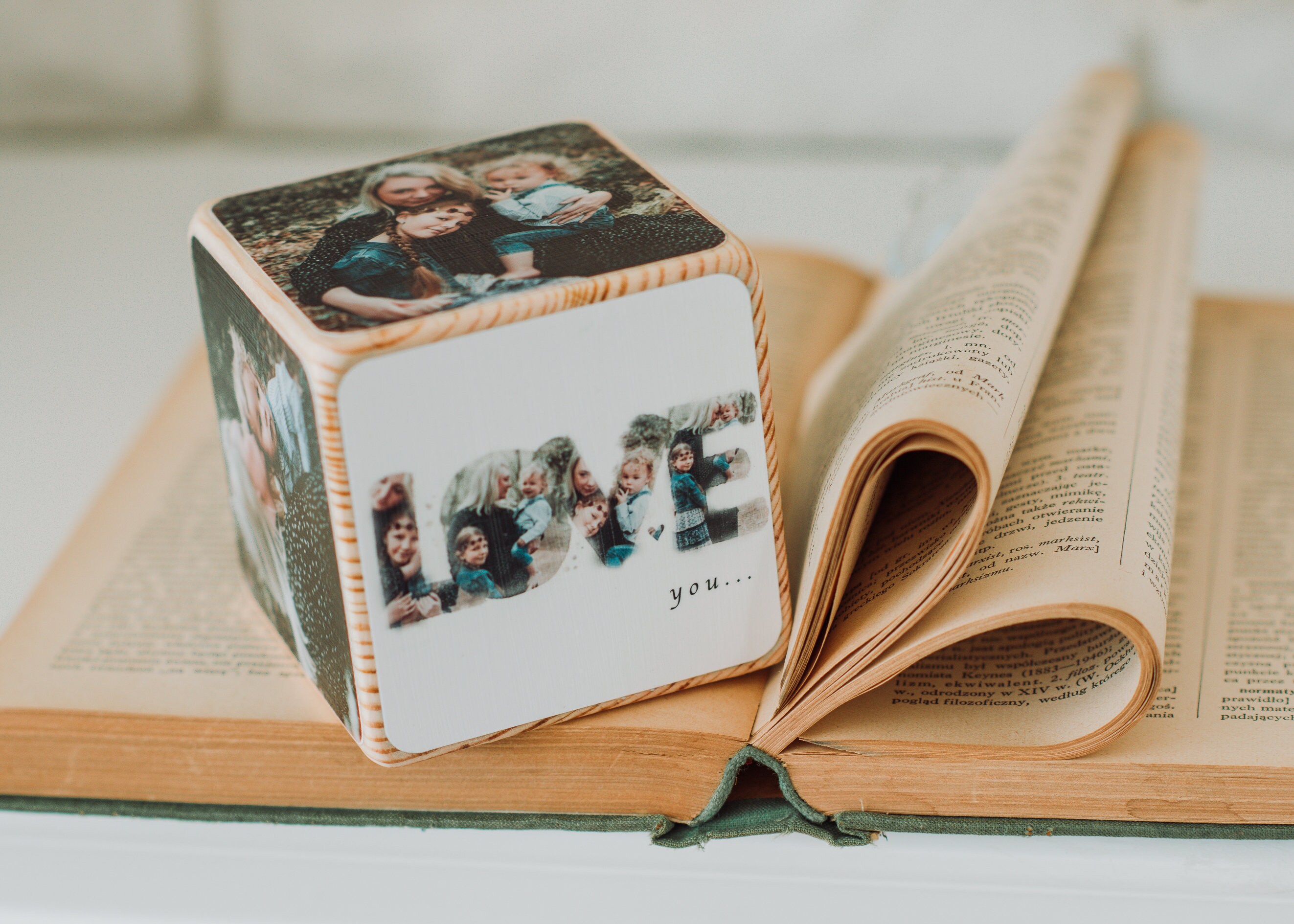 Birthday laser engraving gift personalise photo frame Wooden Etsy