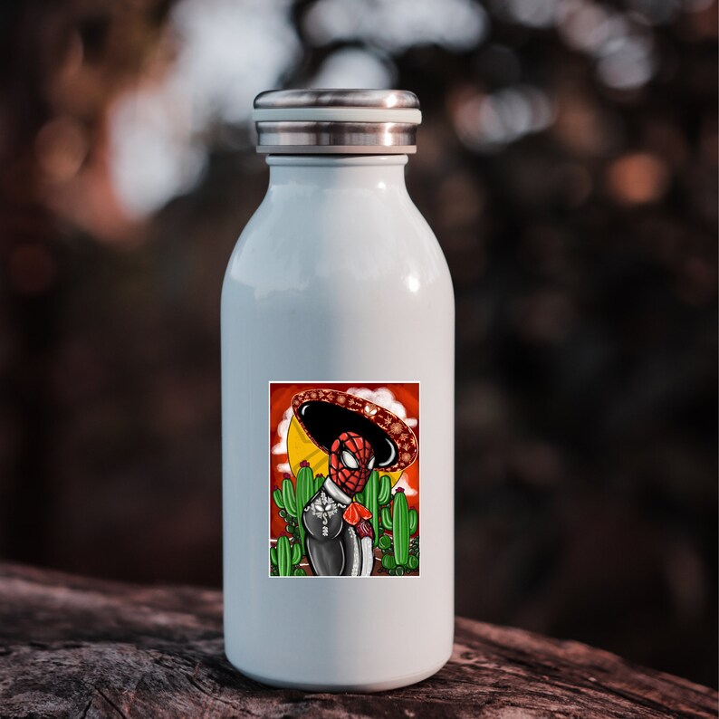Superhero Arizona Mariachi Vinyl Sticker | Handmade Waterproof Decal image 5