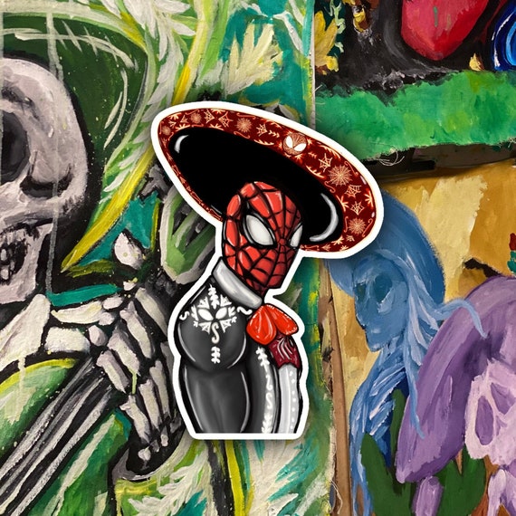 Superhero Arizona Mariachi Vinyl Sticker | Handmade Waterproof Decal