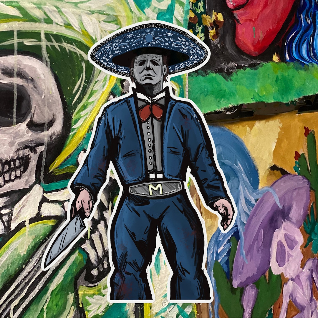 Slasher Horror Arizona Mariachi Vinyl Sticker | Handmade Waterproof ...