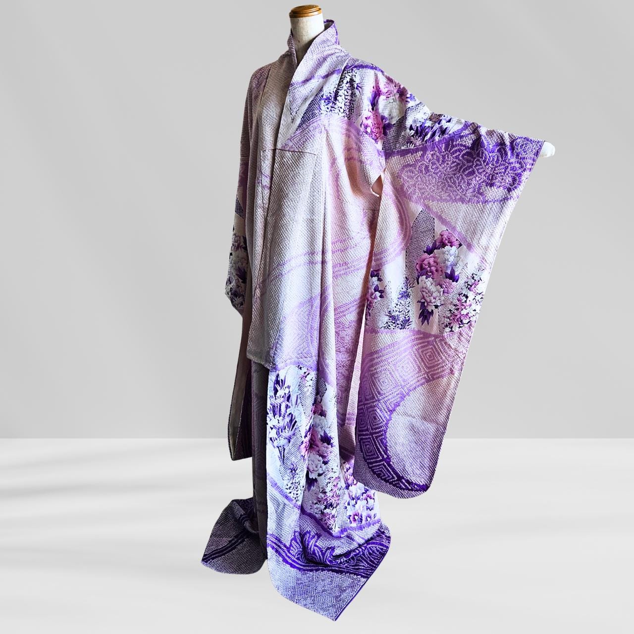 Furisode Kimono Purple - Etsy