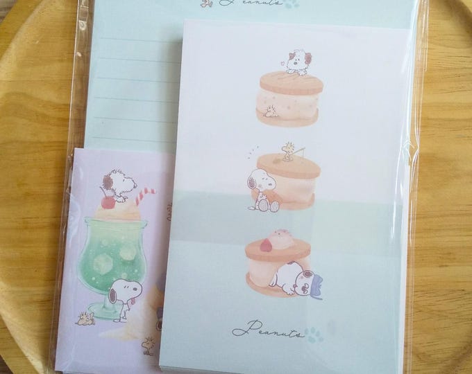Peanuts Snoopy Letter Writing Set, Kawaii Stationery Set, Snail Mail ...