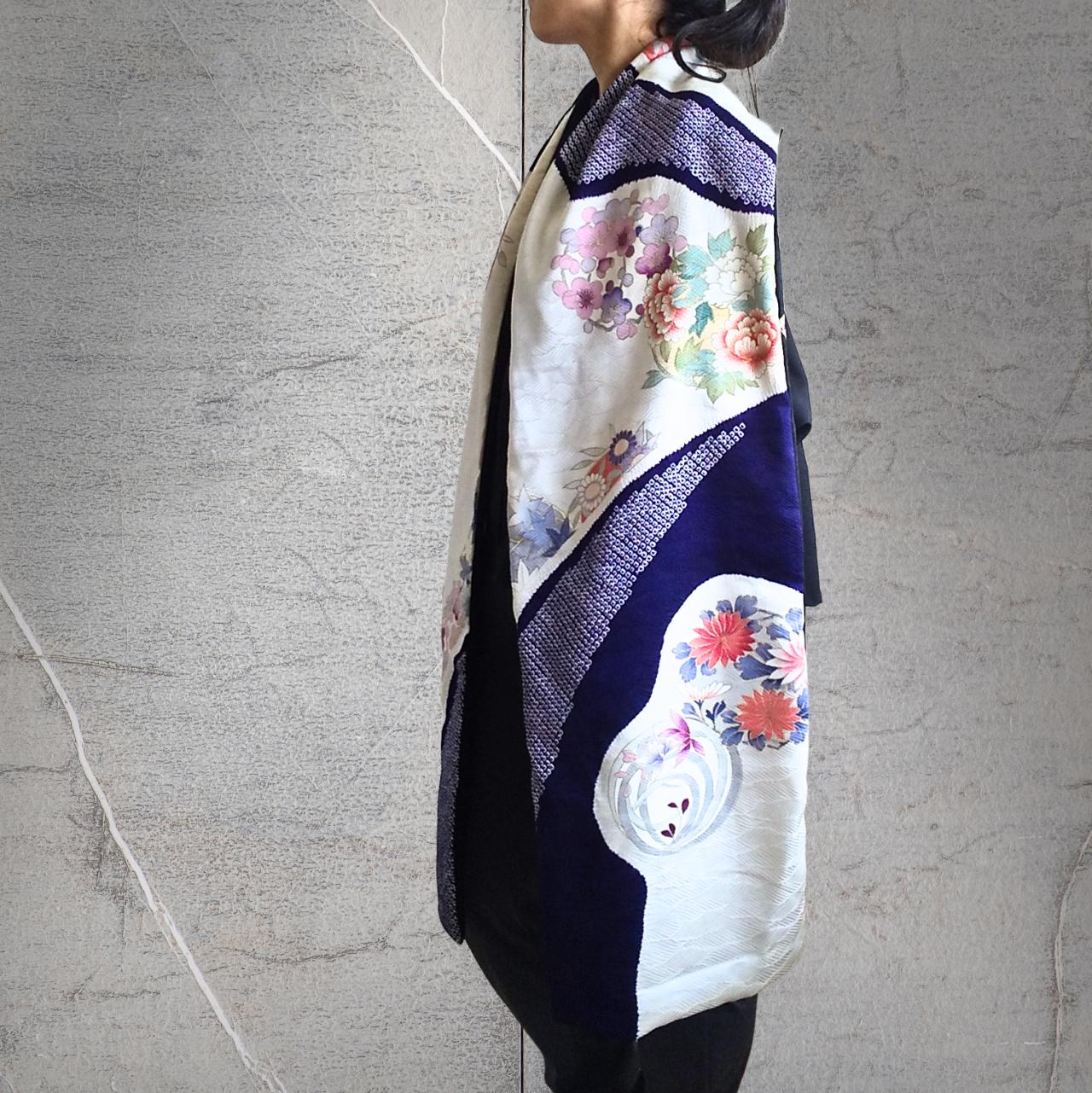 Vintage silk original stole ② Vintage Silk Stole - Etsy
