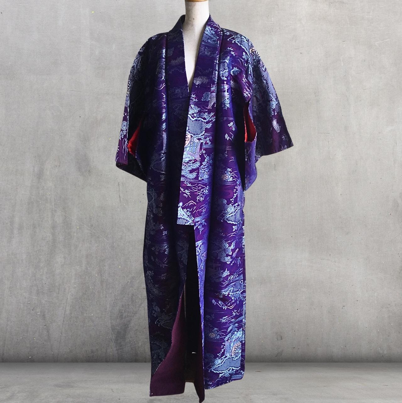 Womens Purple Japanese Kimono - Etsy - Page 2