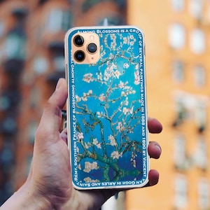 Mandelblüte Van Gogh iPhone Hülle: Klare TPU Abdeckung