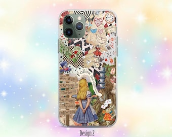 Alice in Wonderland iPhone Case: Clear TPU Cover