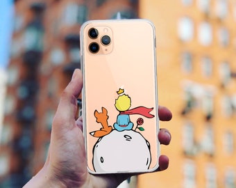 Little Prince Clear Phone Case for iPhone & for Galaxy, Pixel