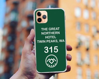 Hotel Phone Case: Peaks Inspired TPU Cover