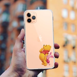 Custodia Winnie the Pooh per iPhone 17/16/15: cover trasparente in silicone
