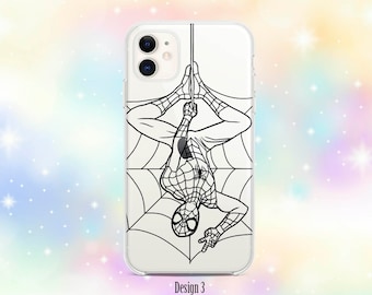 Spider-Man Clear Phone Case: Flexible TPU Silicone Cover