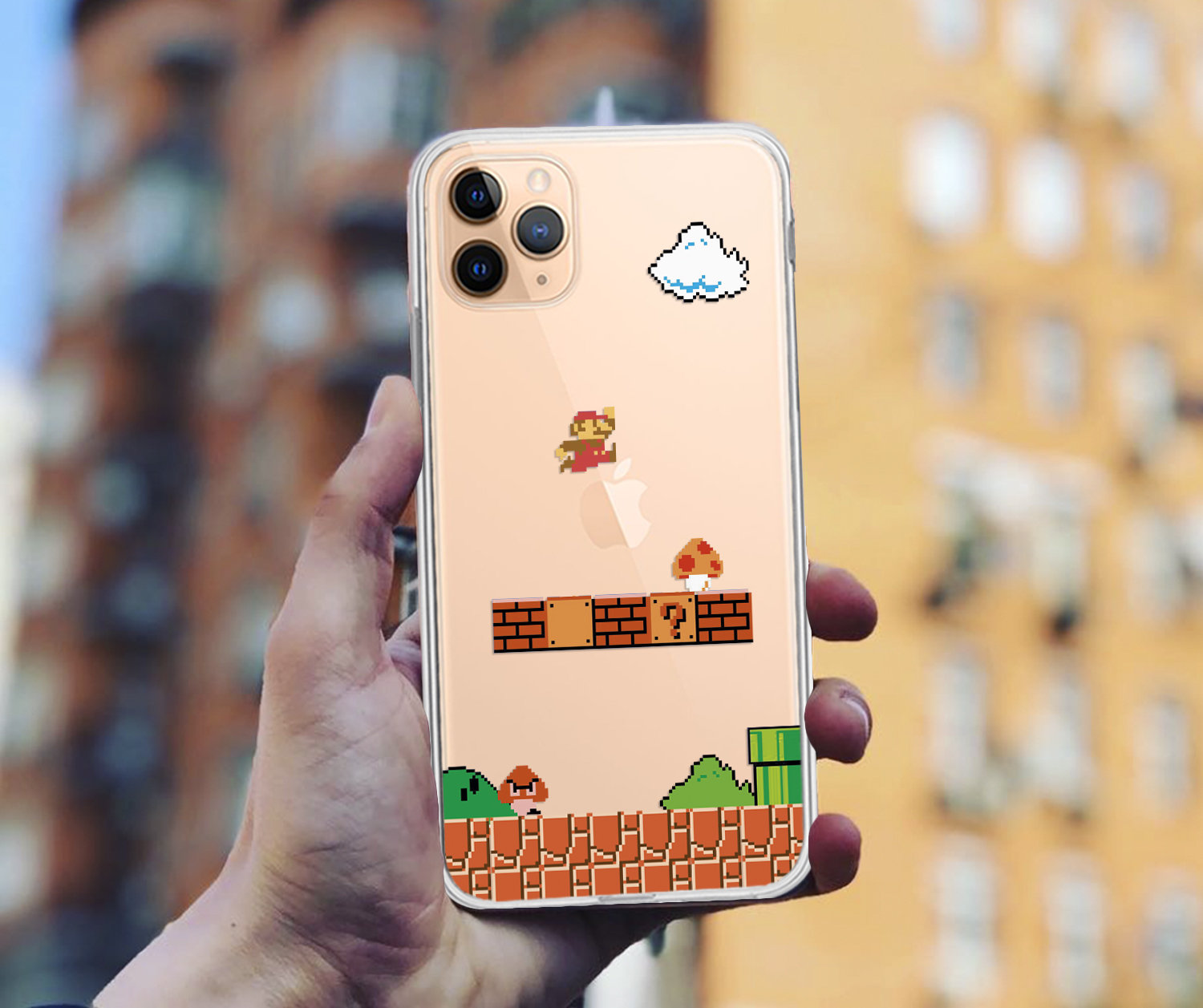 マリオ iPhone 17/16/15 ケース: クリア TPU シリコンカバー - Etsy 日本
