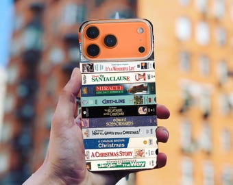 Christmas VHS Film Stack Phone Case: for iPhone 17/16/15, Pixel, for Galaxy