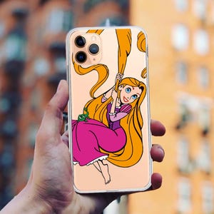 iPhone 16 Pro Max 15 14 13 Pro Max 12 X 8 plus用おとぎ話ケース、強い女性へのギフト、Samsung Google Pixel 9用クリアセルシリコンカバー